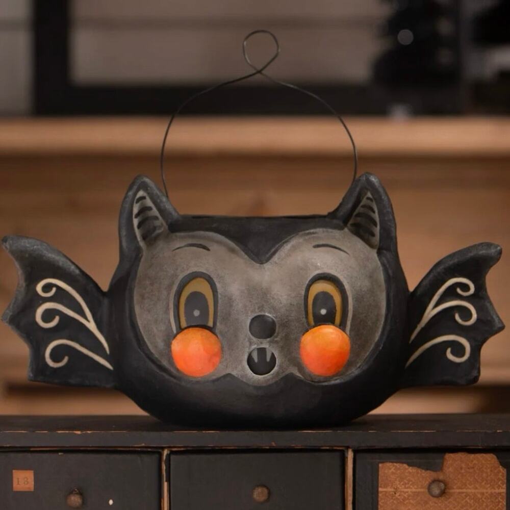 Bethany Lowe Johanna Parker Batty Barnum Bucket Halloween Bat JP 4027 NEW